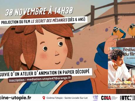 14ème festival de l'Utopie dans les toiles : Le secret des mésanges