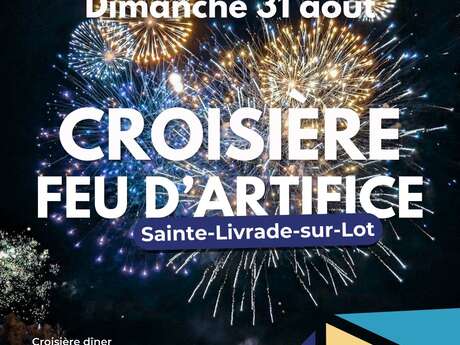 Crosière dîner "feu d'artifice"