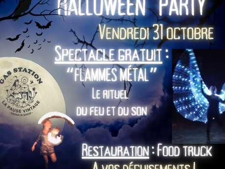 Soirée Halloween - Spectacle feu et lumière