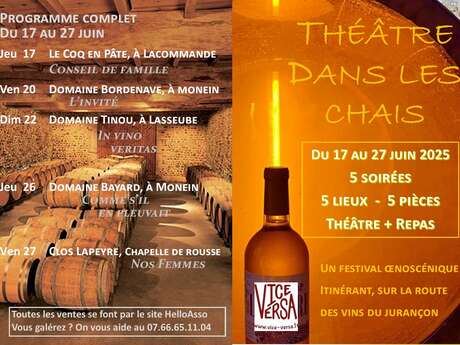 Théâtre dans les chais - "Nos femmes"