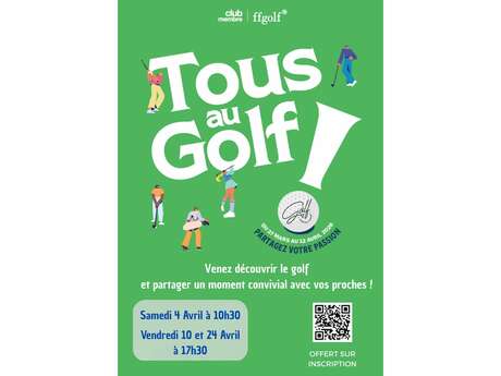 Tous au golf - initiations au golf gratuites