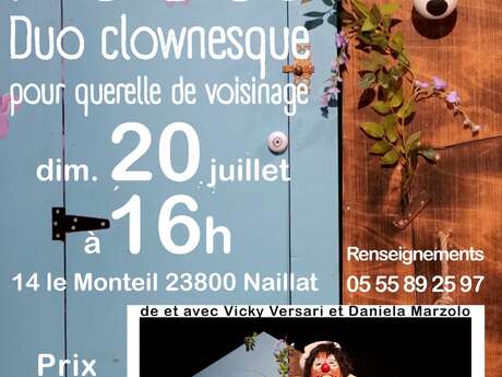 A côté - duo clownesque pour querelle de voisinage