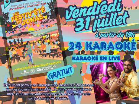 Les Festiv'Eté de Jonas : 24 Karaoké