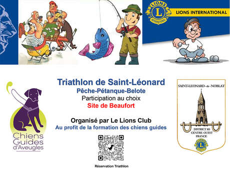 Triathlon de Saint-Léonard de Noblat du Lions Club