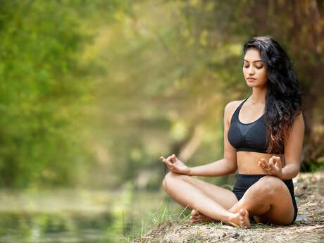 Yoga au jardin
