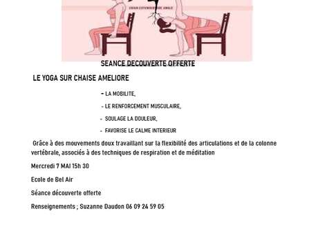 Yoga Sur Chaise