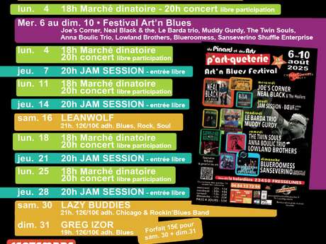 Les concerts à la P'art-queterie