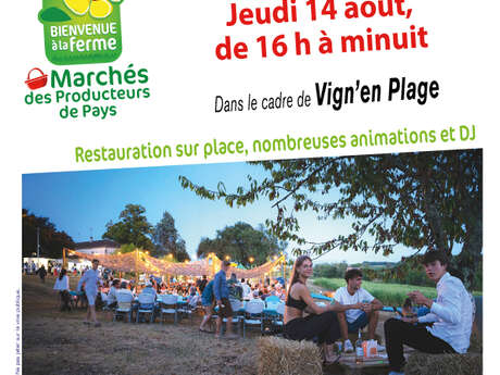 Marchés des Producteurs de Pays - Vign'en Plage Marchés des Producteurs de Pays - Vign'en Plage