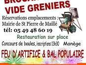 BROCANTE DU 15 AOÛT A SAINT PIERRE DE MAILLÉ