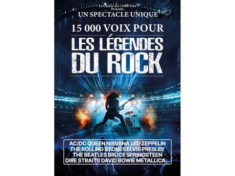 15000 voix pour les légendes du rock