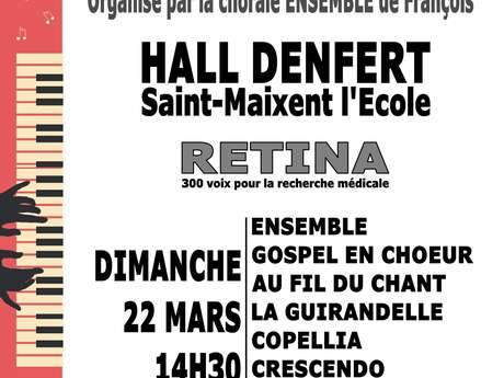 Concert caritatif RETINA - Rencontre chorales