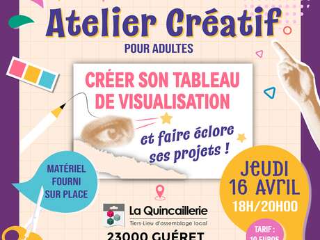 Atelier créatif - créer son tableau de visualisation
