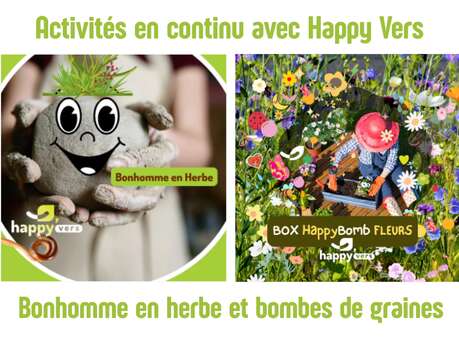 SEMAINE DE LA BIODIVERSITÉ - Atelier Bombes de graines et bonhomme en herbe avec Happy Vers à Terres d'Oiseaux