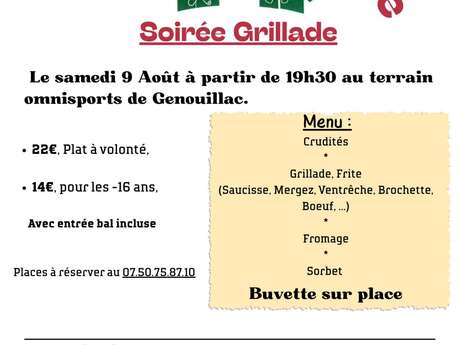 Soirée Grillade