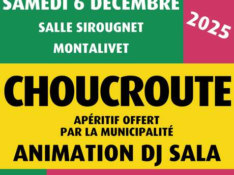 Téléthon : Soirée Choucroute