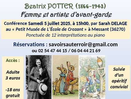 Conférence en musique - Beatrix POTTER (1866-1943) : Femme et artiste d'avant-garde