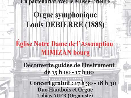 "Animations autour d'un orgue"- Journées du Patrimoine