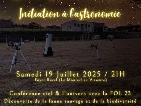 Balade nocturne & initiation à l'astronomie