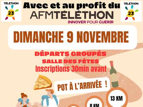 RANDONNEE AVEC ET AU PROFIT DU AFMTELETHON