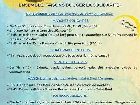 Téléthon 2025 à Pontenx
