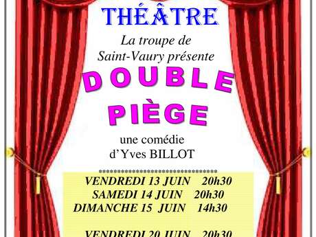 Théâtre : "Double piège"
