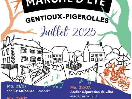 Marché d'été de Gentioux-Piregolles