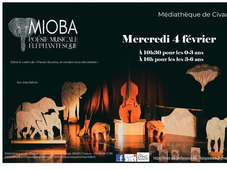 Mioba : spectacle pour les 0-6 ans