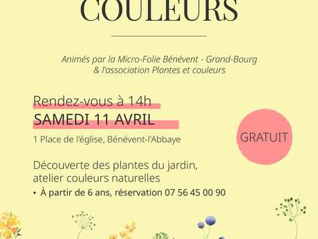 Visite et Atelier Plantes et Couleurs