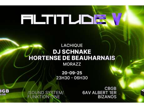 Soirée Altitude V