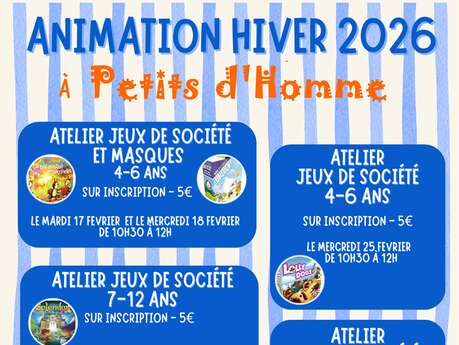 Atelier Jeux de société 4-6 ans