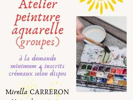 Atelier Peinture Aquarelle avec Mirella