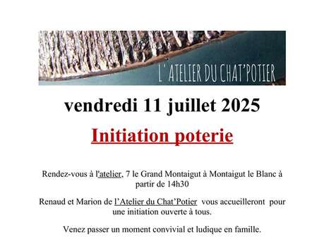 Initiation Poterie