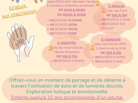 Atelier sensoriel Parents/Enfants