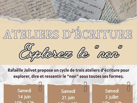 Atelier d'écriture