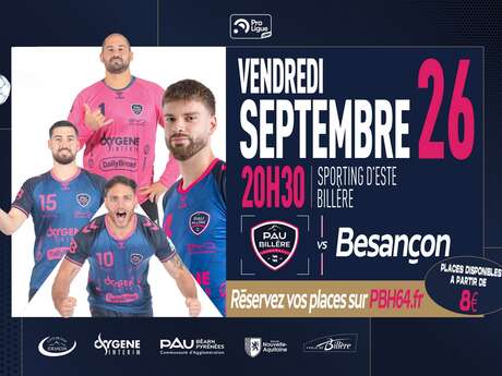 Handball:  Pau Billère Handball Vs Besançon
