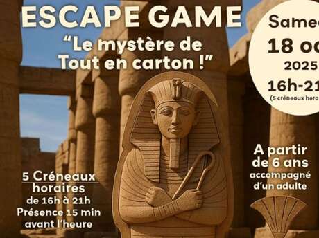 ESCAPE GAME | Le mystère de Tout en carton !
