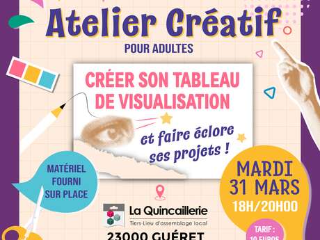 Atelier créatif - créer son tableau de visualisation