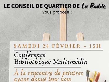 Conférence : A la rencontre de peintres ayant donné leur nom à une rue de Guéret