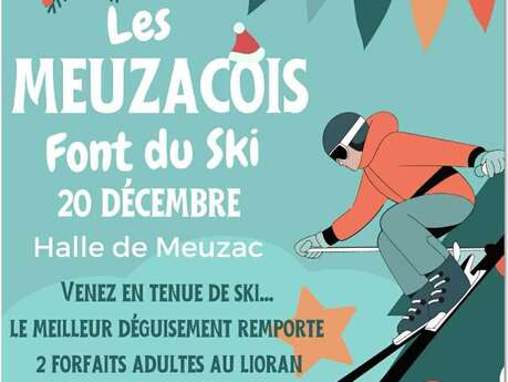 Les Meuzacois font du ski