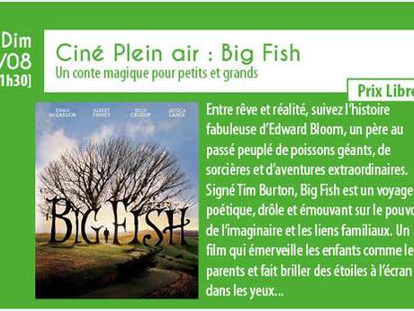 La Naute : Ciné plein air : Big Fish