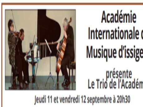 Académie inernationale de musique d'issigeac présente | Le trio de l'academie