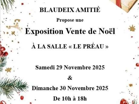 Exposition vente de Noël
