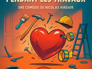 Couple ouvert pendant les travaux