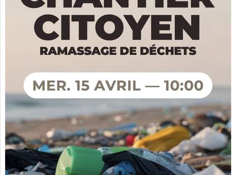 Ramassage de déchets - Chantier citoyen