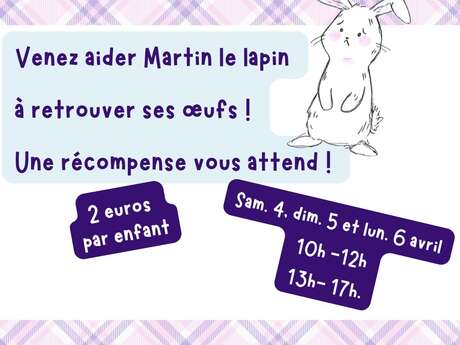 Chasse aux oeufs de Pâques