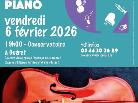 Concert violon/piano