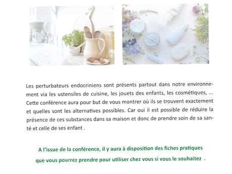 Conférence du CPIE : Les perturbateurs endocriniens