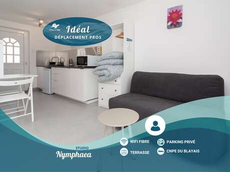 Studio Nymphaea • wifi & clim • Chelona’Loc