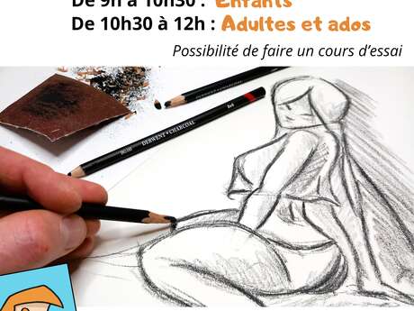 Cours de dessin pour adultes et ados