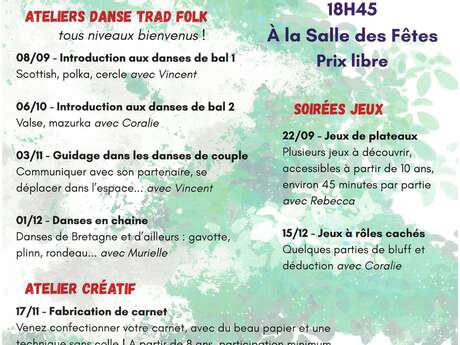 Va'Drouille : Atelier Créatif